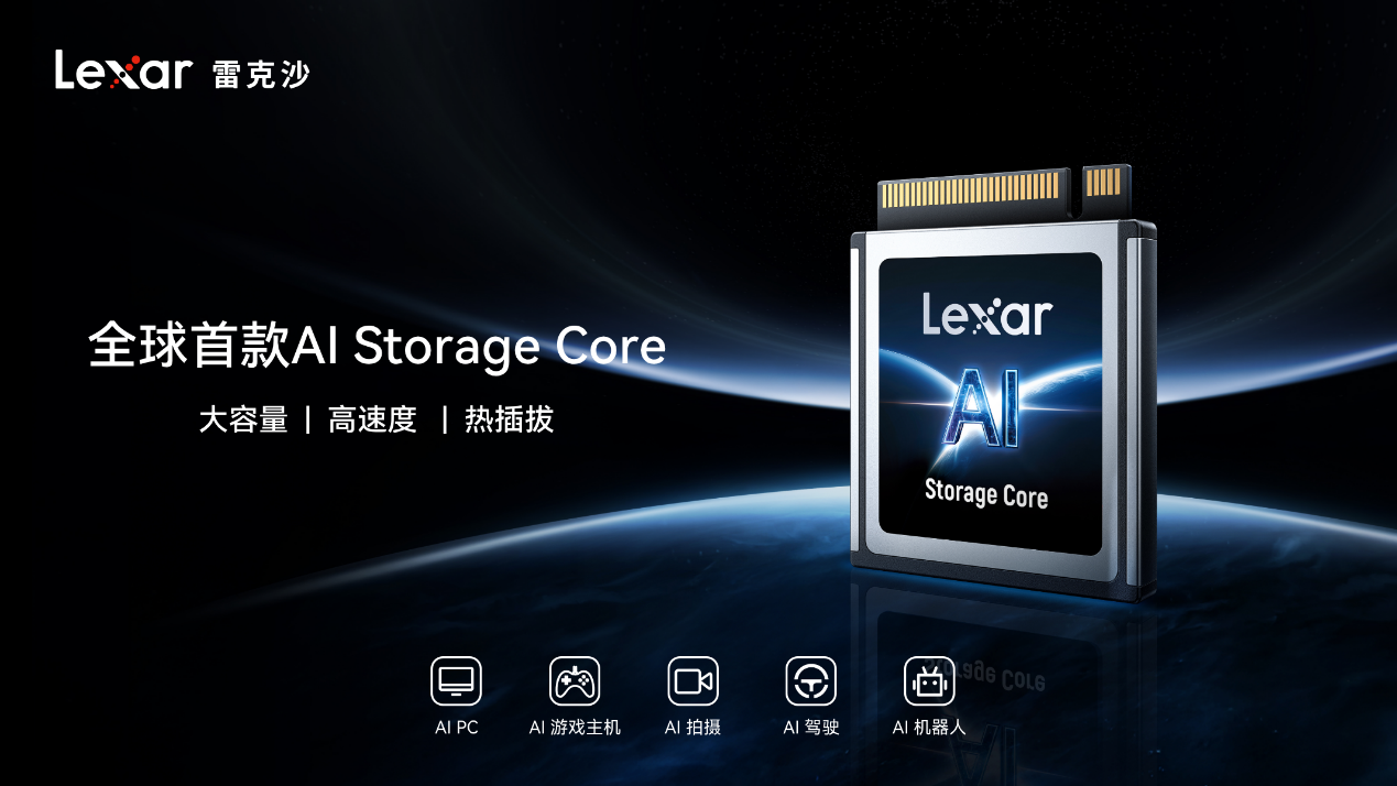 江波龙mSSD存储介质衍生新形态：全球首款AI Storage Core发布